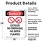 Signmission Oxygen No Smoking No Danger Sign, Plastic, 18in W x 24in L, 2PK OS-2PACK-DS-P-1824-V-1515 - alternate 7